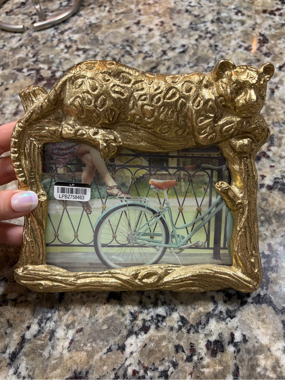 NWT Opalhouse Leopard Gold Picture Frame